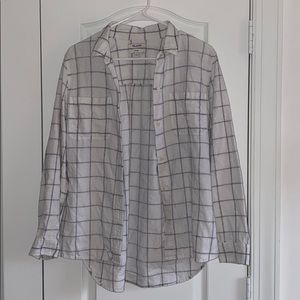 Madewell White Flannel
